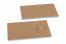 Envelopes with string and washer closure - 110 x 220 mm, brown | Bestbuyenvelopes.com