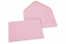 Coloured greeting card envelopes - light pink, 133 x 184 mm | Bestbuyenvelopes.com