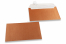 Copper coloured mother-of-pearl envelopes - 114 x 162 mm | Bestbuyenvelopes.com