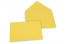 Coloured greeting card envelopes - buttercup yellow, 114 x 162 mm | Bestbuyenvelopes.com