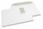 Basic window envelopes, 229 x 324 mm, 100 grs., window left 55 x 90 mm, window position 20 mm from the left side and 60 mm from the top, gummed closure