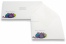 Christmas card envelopes - Christmas balls colored | Bestbuyenvelopes.com