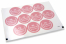 Communion envelope seals - mi primera comunión pink with white wreath | Bestbuyenvelopes.com