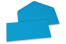 Coloured greeting card envelopes - ocean blue, 110 x 220 mm | Bestbuyenvelopes.com