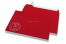 Coloured Christmas envelopes - Red, with snowman | Bestbuyenvelopes.com