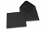 Coloured greeting card envelopes - black, 155 x 155 mm | Bestbuyenvelopes.com