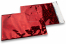 Coloured metallic foil envelopes red holographic - 162 x 229 mm | Bestbuyenvelopes.com