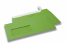 Apple green, coloured window envelopes Hello, 110 x 220 mm (DL), window on the left, windowsize 45 x 90 mm, windowposition 20 mm from the left / 15 mm from the bottom, peal and seal closure, 120 gram coloured paper | Bestbuyenvelopes.com