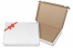 Christmas postal boxes - Christmas ribbon 160 x 120 x 25 mm | Bestbuyenvelopes.com