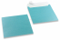 Baby blue coloured mother-of-pearl envelopes - 170 x 170 mm | Bestbuyenvelopes.com