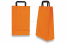 Paper carrier bags with folded handles - orange | Bestbuyenvelopes.com
