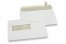 Laser printer envelopes, 156 x 220 mm (EA5), window on left 40 x 110 mm, window position 20 mm from the left side and 66 mm from the bottom, weight each approx. 6 g.  | Bestbuyenvelopes.com