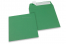 Dark green coloured paper envelopes - 160 x 160 mm | Bestbuyenvelopes.com