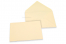 Coloured greeting card envelopes - ivory white, 114 x 162 mm | Bestbuyenvelopes.com