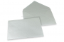 Coloured greeting card envelopes - silver metallic, 162 x 229 mm
