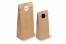 Block bottom paper bags - with stickers | Bestbuyenvelopes.com