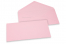 Coloured greeting card envelopes - light pink, 110 x 220 mm | Bestbuyenvelopes.com