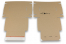Folding post boxes with seal strip - brown | Bestbuyenvelopes.com