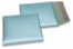 ECO matt metallic bubble envelopes - ice blue 165 x 165 mm | Bestbuyenvelopes.com