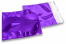 Coloured metallic foil envelopes purple - 220 x 220 mm | Bestbuyenvelopes.com