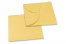 Pochette-style envelopes - Gold | Bestbuyenvelopes.com