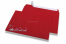 Coloured Christmas envelopes - Red, with sleigh | Bestbuyenvelopes.com