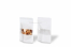 Stand up pouch with window - white, 110 x 185 x 70 mm, 250 ml | Bestbuyenvelopes.com