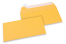 Gold-yellow coloured paper envelopes - 110 x 220 mm | Bestbuyenvelopes.com