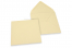 Coloured greeting card envelopes - camel, 155 x 155 mm | Bestbuyenvelopes.com