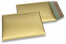 ECO matt metallic bubble envelopes - gold 180 x 250 mm | Bestbuyenvelopes.com