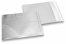 Silver coloured matt metallic foil envelopes - 165 x 165 mm | Bestbuyenvelopes.com