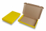 Folding shipping boxes- yellow | Bestbuyenvelopes.com