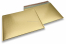 ECO matt metallic bubble envelopes - gold 320 x 425 mm | Bestbuyenvelopes.com