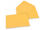 Coloured greeting card envelopes - yellow-gold, 133 x 184 mm | Bestbuyenvelopes.com