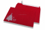 Coloured Christmas envelopes - Red, with Christmas tree | Bestbuyenvelopes.com
