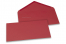 Coloured greeting card envelopes - dark red, 110 x 220 mm | Bestbuyenvelopes.com