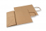 Paper carrier bags with twisted handles - brown, 240 x 110 x 310 mm, 100 gr | Bestbuyenvelopes.com