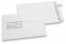 Basic window envelopes, 162 x 229 mm, 80 grs., window left 45 x 90 mm, window position 20 mm from the left side and 60 mm from the bottom, strip closure  | Bestbuyenvelopes.com