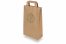 Christmas paper carrier bags brown - Snowman green | Bestbuyenvelopes.com