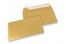 Gold metallic coloured paper envelopes - 114 x 162 mm | Bestbuyenvelopes.com