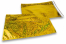 Coloured metallic foil envelopes gold holographic - 320 x 430 mm | Bestbuyenvelopes.com