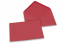 Coloured greeting card envelopes - red, 125 x 175 mm | Bestbuyenvelopes.com