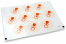 Birth envelope seals - pacifier red | Bestbuyenvelopes.com