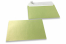 Lime green coloured mother-of-pearl envelopes - 162 x 229 mm | Bestbuyenvelopes.com