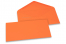 Coloured greeting card envelopes - orange, 110 x 220 mm | Bestbuyenvelopes.com