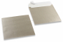 Silver coloured mother-of-pearl envelopes - 170 x 170 mm