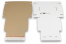 Folding post boxes with seal strip - white | Bestbuyenvelopes.com