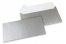 Silver coloured paper envelopes - 110 x 220 mm | Bestbuyenvelopes.com
