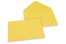 Coloured greeting card envelopes - buttercup yellow, 162 x 229 mm | Bestbuyenvelopes.com