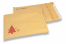 Brown Christmas bubble envelopes - Christmas tree red | Bestbuyenvelopes.com